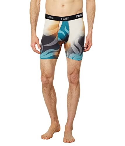 Stance Boxershorts, gewellt, Polyester-Mischgewebe, Pfirsichmuster, pfirsich, X-Large von Stance