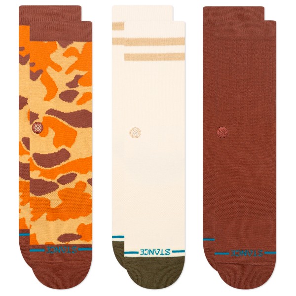Stance - Camo Crew 3 Pack - Multifunktionssocken Gr L bunt Stance - Camo Crew 3 Pack - Multifunktionssocken Gr L bunt von Stance