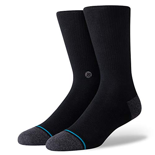 Stance Crew Socken - Icon 200 - Infiknit (Schwarz, X-Groß) von Stance