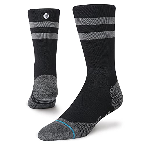 Stance Crew Socken - Run Light - Feel 360 x Infiknit - 3 Pack (Schwarz, Mittel) von Stance
