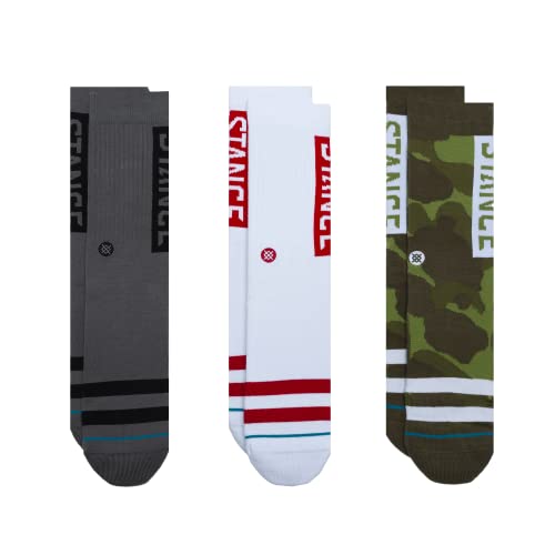 Stance Crew Socken - The OG - 3er Pack (Camo, Mittel) von Stance