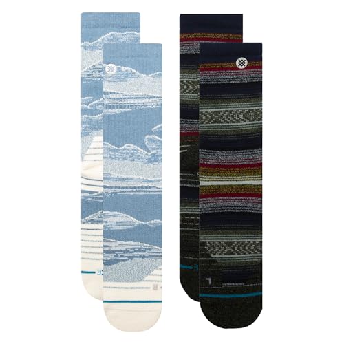 Stance Crew-Socken – Windy Peak x Everest – 2er-Pack, multi, L von Stance