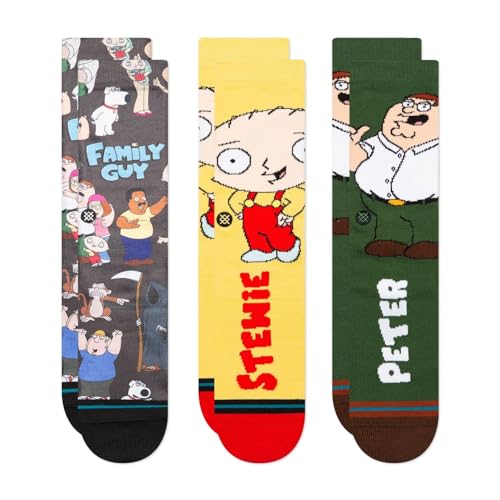 Stance Crew Socks - Family Values (Medium) 3 Pack von Stance