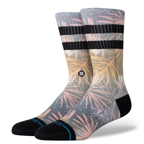 Stance Full Moon Crew, Mehrfarbig/Meereswellen (Ocean Tides), Medium von Stance