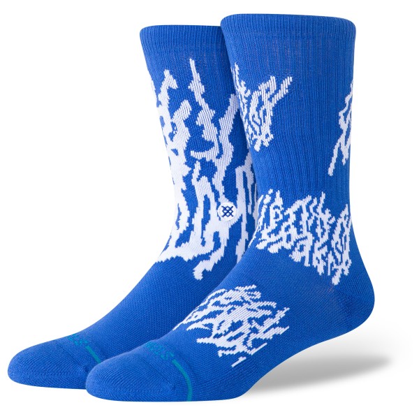 Stance - Glacier Crew - Multifunktionssocken Gr L blau von Stance