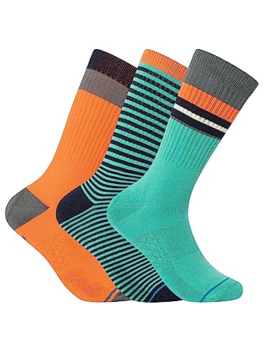 Stance Herren 3er-Pack Neptune Crew-Socken, Mehrfarbig, L von Stance