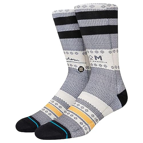 Stance Herren Crew Socken ~ Freiheit Mandela schwarz von Stance