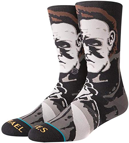 Stance Herren Halloween Michael Myers Socken Packung mit 1 Schwarz 39-42 von Stance