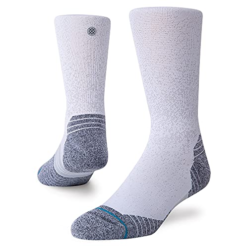 Stance Crew Socken - Run - Feel 360 x Infiknit (Weiß, Mittel) von Stance