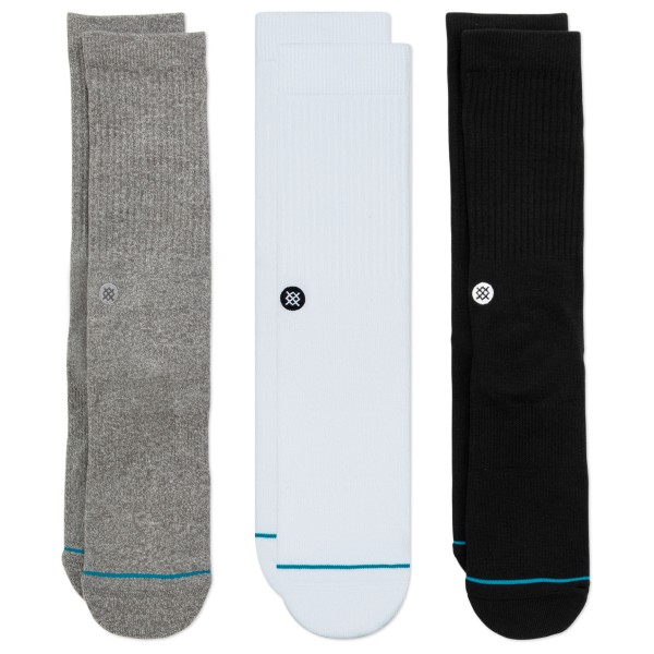 Stance - Icon 3 Pack - Multifunktionssocken Gr M grau von Stance
