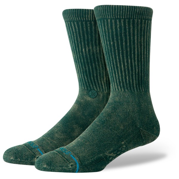 Stance - Icon Dyed Crew - Multifunktionssocken Gr L grün von Stance