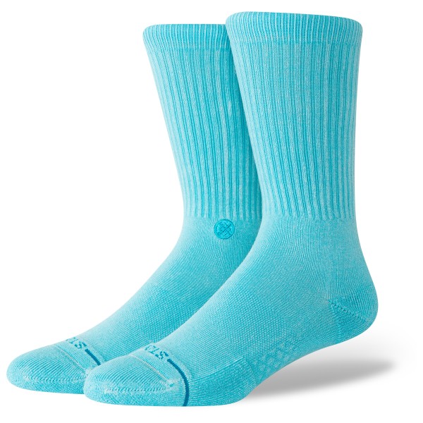 Stance - Icon Dyed Crew - Multifunktionssocken Gr M türkis von Stance