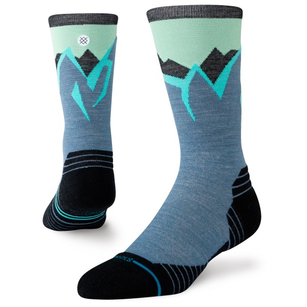 Stance - Icy Mountain Light Wool Crew - Multifunktionssocken Gr M blau Stance - Icy Mountain Light Wool Crew - Multifunktionssocken Gr M blau von Stance