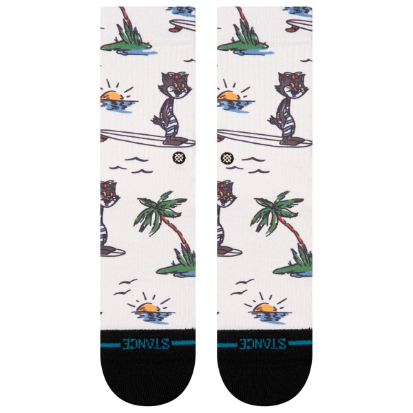 Stance - Kool Katz Surf Crew - Multifunktionssocken Gr M weiß von Stance