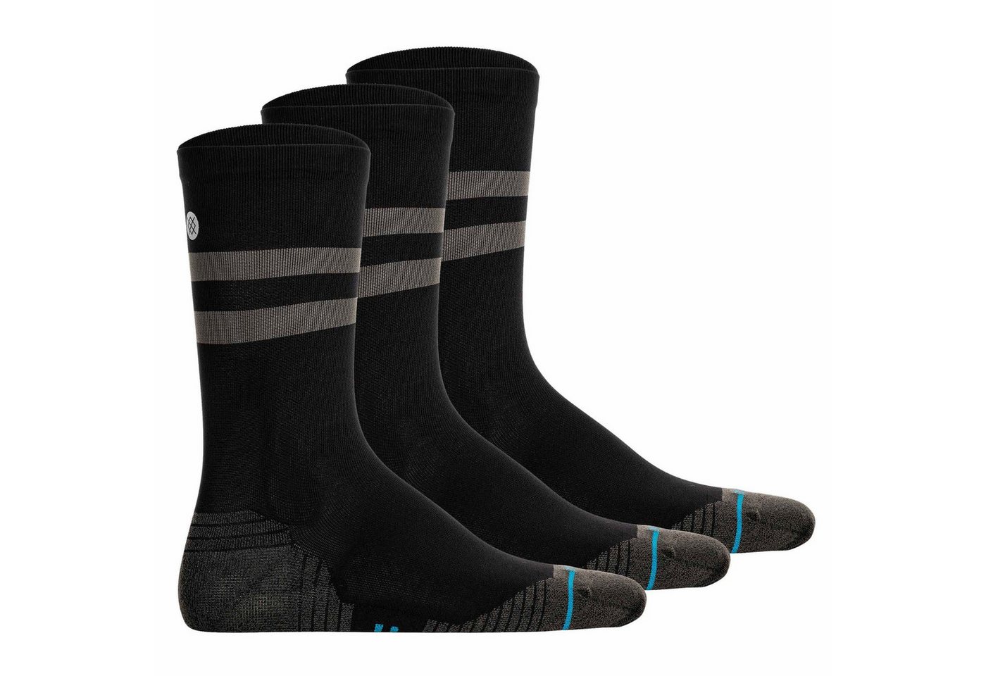 Stance Kurzsocken Unisex Socken 3er Pack Nylon Franchise UL Crew (Packung, 3er Pack) von Stance