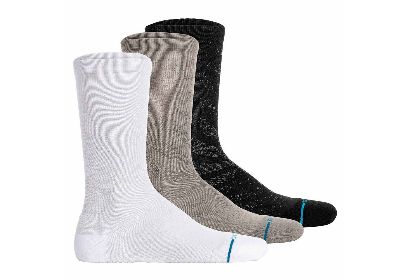 Stance Kurzsocken Unisex Socken 3er Pack Nylon Run Light Tab Crew (Packung, 3er Pack) von Stance