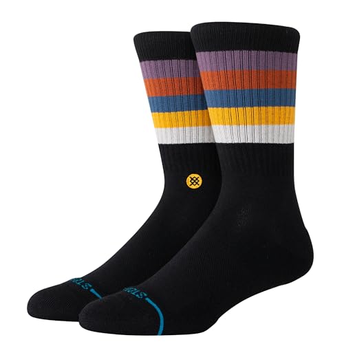 Stance Maliboo Crew-Socken Grape gestreift schwarz gemustert Wade, grape, L Stance Maliboo Crew-Socken Grape gestreift schwarz gemustert Wade, grape, L von Stance