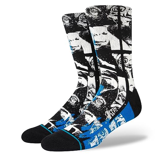 Stance Men's x E.T. Phone Home Crew Black Socks L von Stance