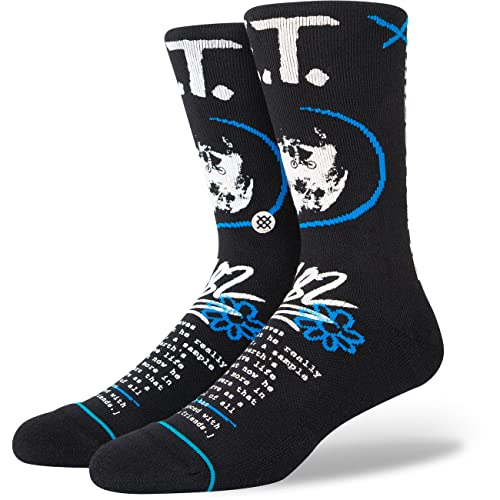 Stance Men's x Extra Terrestial Crew Black Socks L von Stance