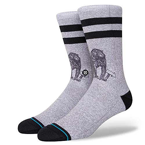 Stance Monkey Tourist Crew Socken, grau meliert, Medium von Stance