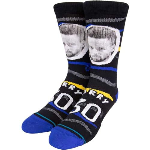 Stance NBA Faxed Stephen Curry Socken (black, 43-47) von Stance