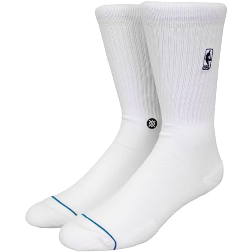 Stance NBA Logoman ST Crew Socken (white, 43-47) von Stance