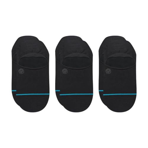 Stance No Show Socks - Icon - 3 Pack (Schwarz, Extra Large) von Stance