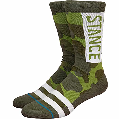 Stance OG Crew Socken (43-47, camo, numeric_43) von Stance