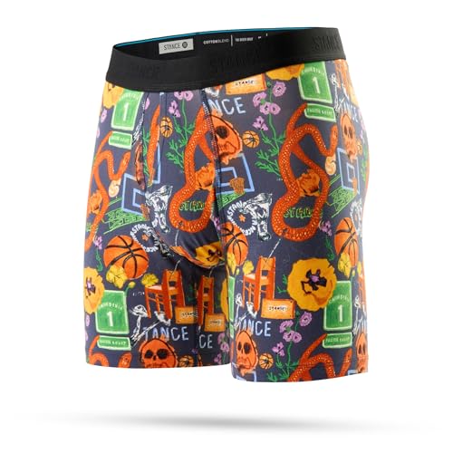 Stance Ode to Cali Herren-Boxershorts, Mehrfarbig/Meereswellen (Ocean Tides), Medium von Stance