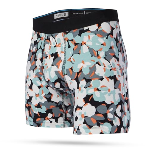 Stance Pedlz Boxershorts Jadegrün Baumwollmischung Floral, Jade, L von Stance