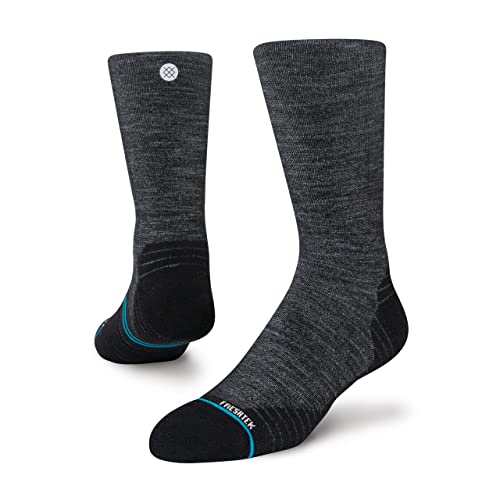 Stance Run Light Crew Socken, Schwarz, Large von Stance
