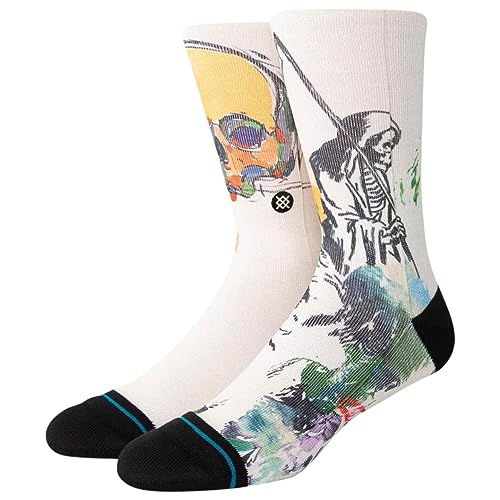 Stance SICKLE SOCKEN VINTAGE WHITE Größe L / 43-47 von Stance