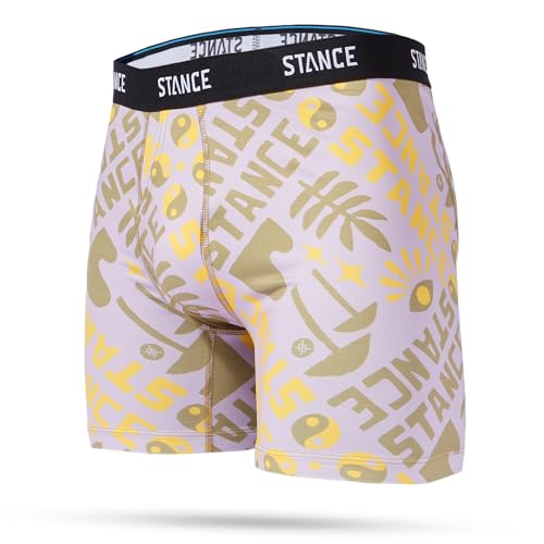 Stance Slated Boxer Brief, Violett, Large von Stance