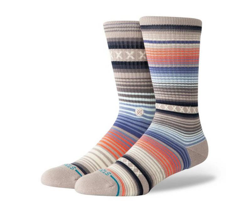 Stance Socken Tagessocke Crew Curren Staple grau - 1 Paar von Stance