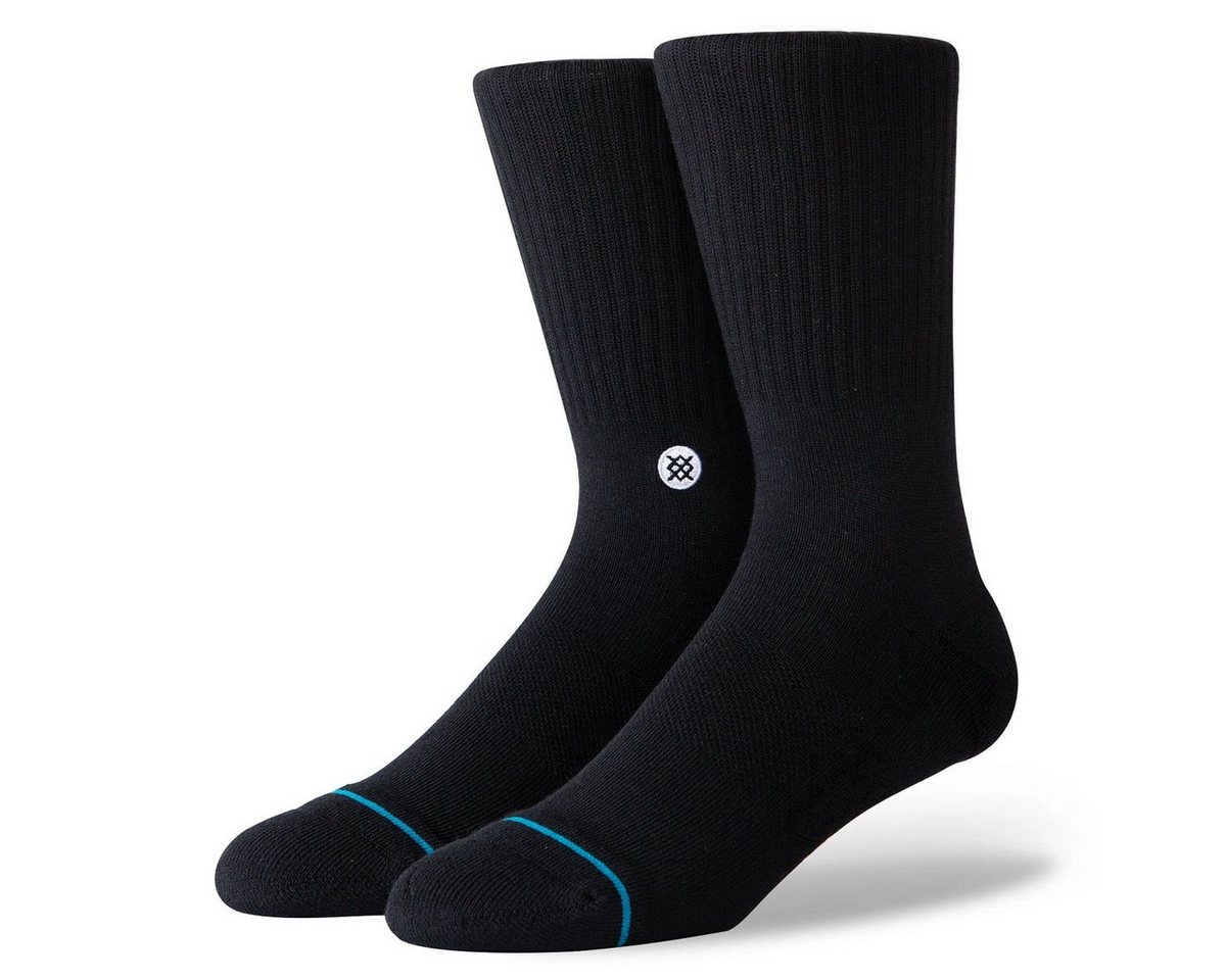 Stance Socken Tagessocke Crew Icon schwarz - 3 Paar von Stance