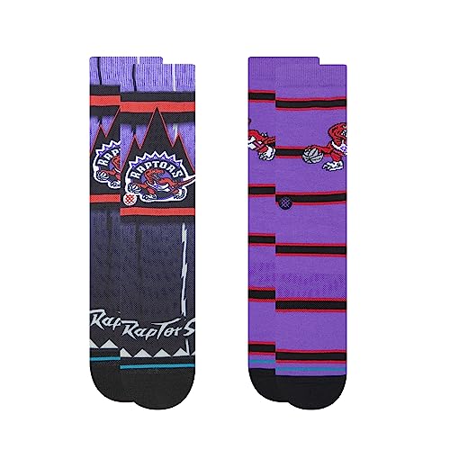 Stance Socks - RAPTORS 2 Pack (lila, Groß) von Stance