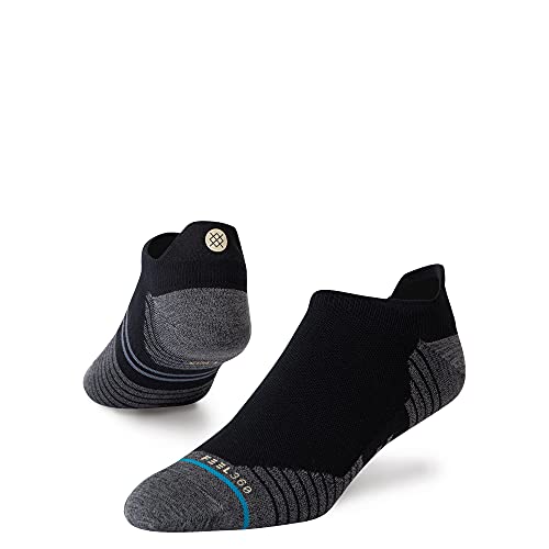Stance Tab Socken - Run Light - Feel 360 x Infiknit - 3 Pack (Schwarz, Groß) von Stance