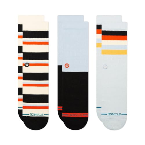 Stance Weekly Grind Crew 3er-Pack, Eisblau, Large von Stance