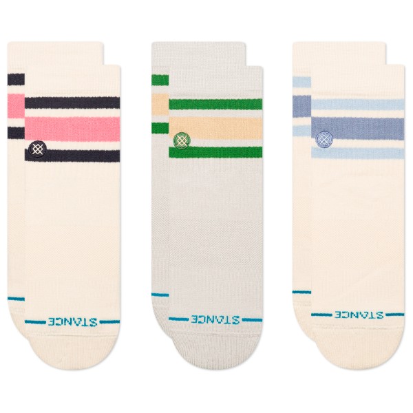 Stance - Women's Boyd Quarter 3 Pack - Multifunktionssocken Gr M weiß von Stance