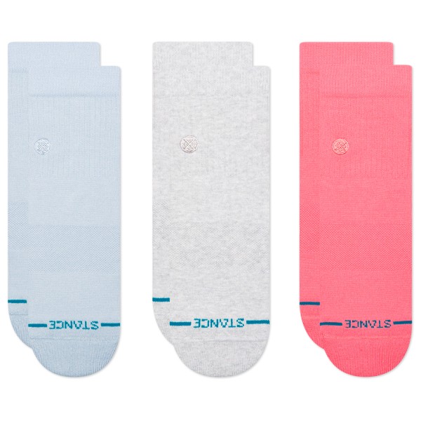 Stance - Women's Icon Quarter 3 Pack - Multifunktionssocken Gr S grau von Stance