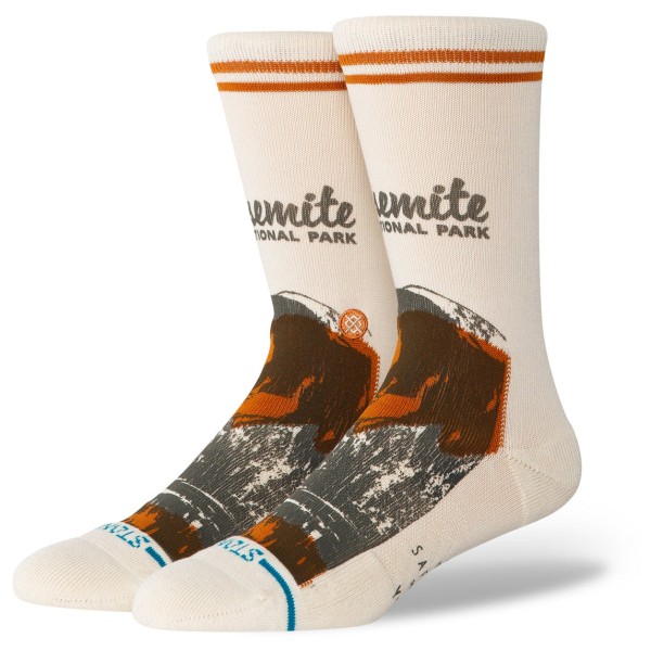 Stance - Yosemite NP Crew - Multifunktionssocken Gr M beige von Stance
