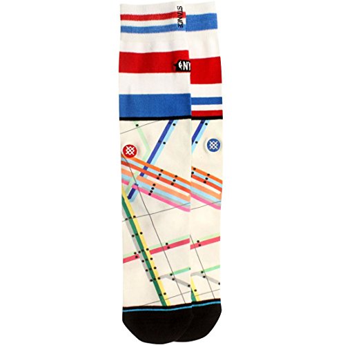 Stance x NBA All Star 2015 Maps Socken (weiß/mehrfarbig), Weiss/opulenter Garten, Large-X-Large von Stance