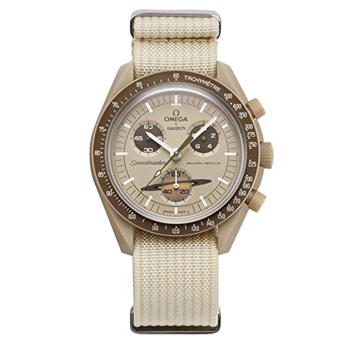 Stanchev Armband für Omega X Swatch MoonSwatch/Rolex Watch/Seiko Watch, 20 mm, Nylon-Ersatzarmband für Omega X Swatch Moonswatch Speedmaster Watch, 20 mm von Stanchev