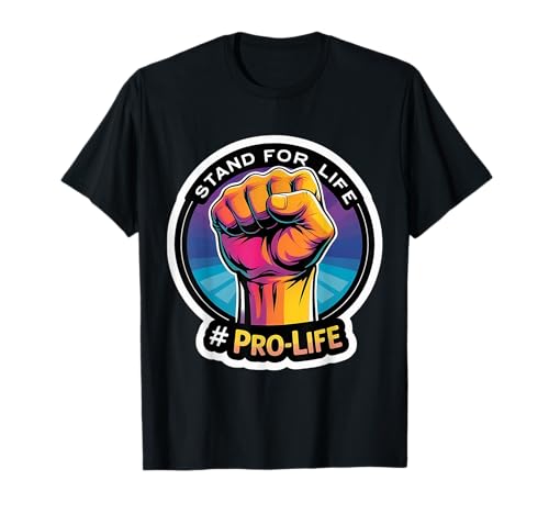 Stand for Life Pro-Life Erhöhte Faust Ungeborenes Baby Fetus Rallye T-Shirt von Stand For Life Pro-Life Raised Fist Unborn Merch