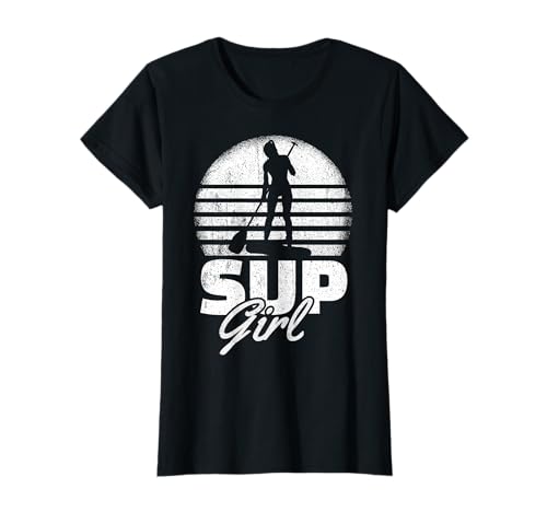 Sup Girl Stand Up Paddling Sup Frauen SUP Kleidung T-Shirt Sup Girl Stand Up Paddling Sup Frauen SUP Kleidung T-Shirt von Stand Up Paddling SUP Board Geschenk Shirts&Co.