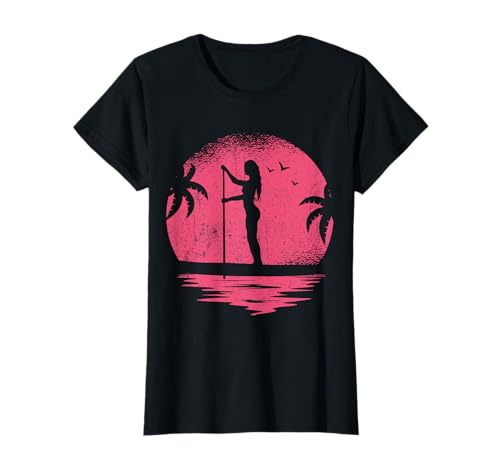 Sup Girl Stand Up Paddling Sup Frauen SUP Kleidung T-Shirt von Stand Up Paddling SUP Board Geschenk Shirts&Co.