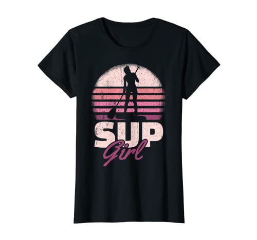 Damen Sup Girl Stand Up Paddling Sup Frauen SUP Kleidung T-Shirt Damen Sup Girl Stand Up Paddling Sup Frauen SUP Kleidung T-Shirt von Stand Up Paddling SUP Board Geschenk Shirts&Co.