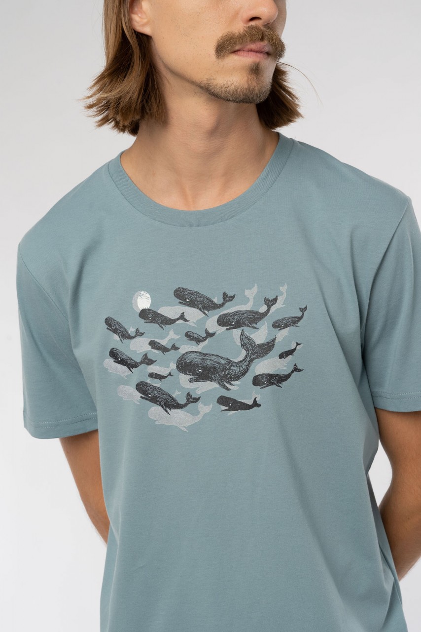 Leviathan T-Shirt für Männer, Baumwolle von GREEN SHIRTS