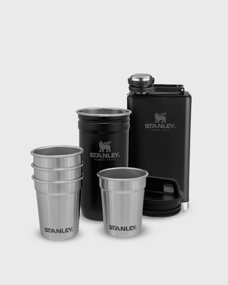 Stanley The Pre-Party Shotglass + Flask Set men Outdoor Equipment black in Größe:ONE SIZE von Stanley