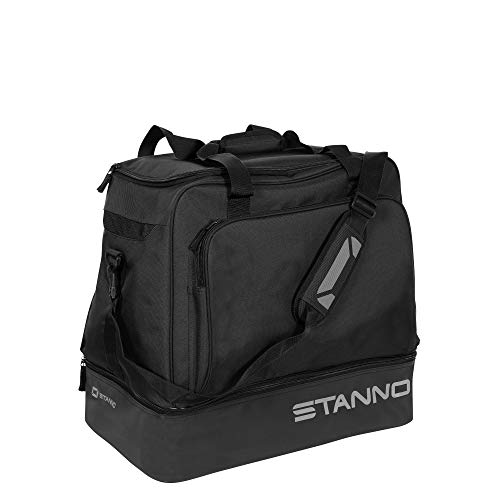 Stanno Sportbag - Pro - Tasche Prime - Fitness Tasche - Großer Sporttasche und Verstellbarer Schultergurt - Fussballtasche Herren/Damen - Trainingstasche - Schwarz - Größe One Size von Stanno